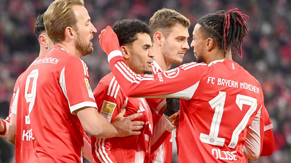 Die Bayern reisen nach dem 8:1 gegen Wolfsburg in Topform zum Auswärtsspiel nach Köln. Foto: IMAGO/Sven Simon