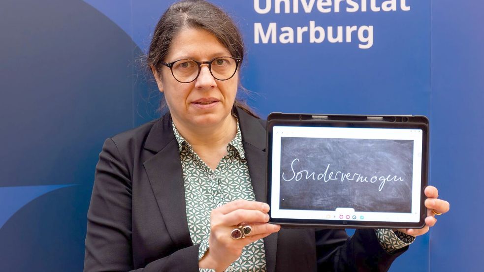 Constanze Spieß, Professorin am Institut für Germanistische Sprachwissenschaft der Philipps-Universität Marburg und Sprecherin der Unwort-Jury. Foto: Christian Lademann/dpa