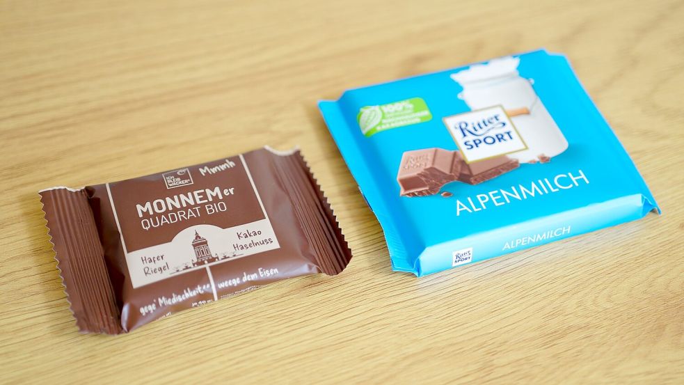 Ritter Sport sieht seine Marke bedroht - und hat deshalb geklagt. (Archivbild) Foto: Uwe Anspach