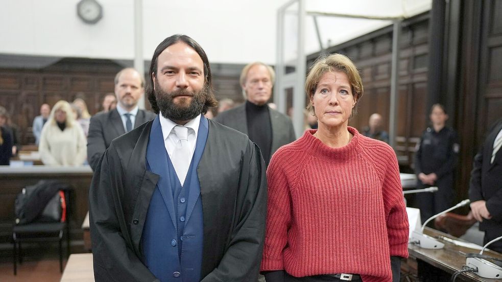 Christina Block ist eine von sieben Angeklagten im Prozess vor dem Landgericht. Foto: Marcus Brandt