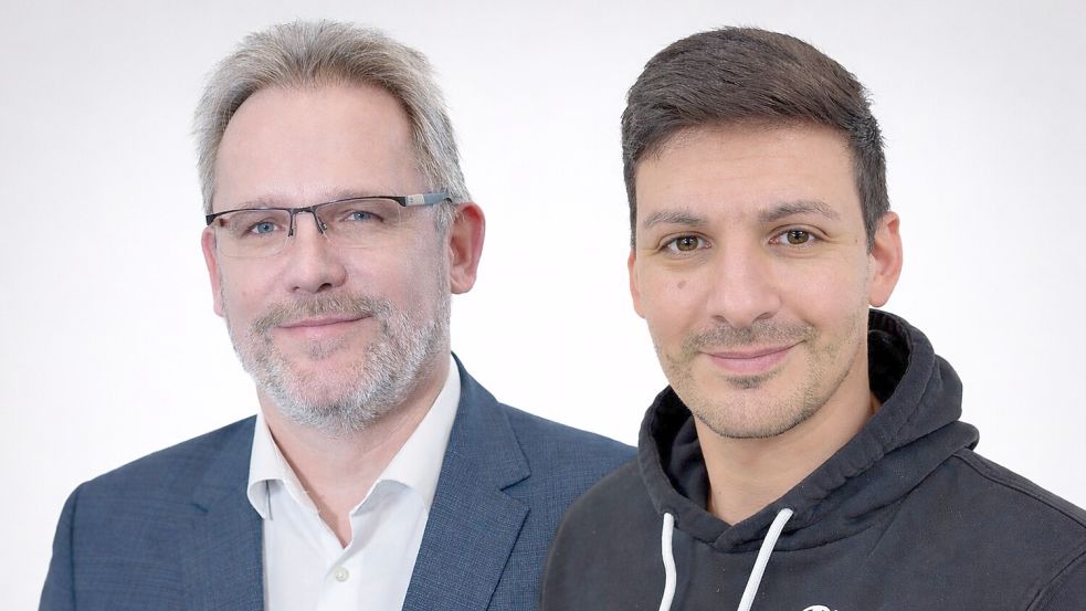 Andreas Hensen (links) und Bekir San führen den neuen Konzernbetriebsrat der Meyer-Gruppe. Foto: Betriebsrat Meyer Werft