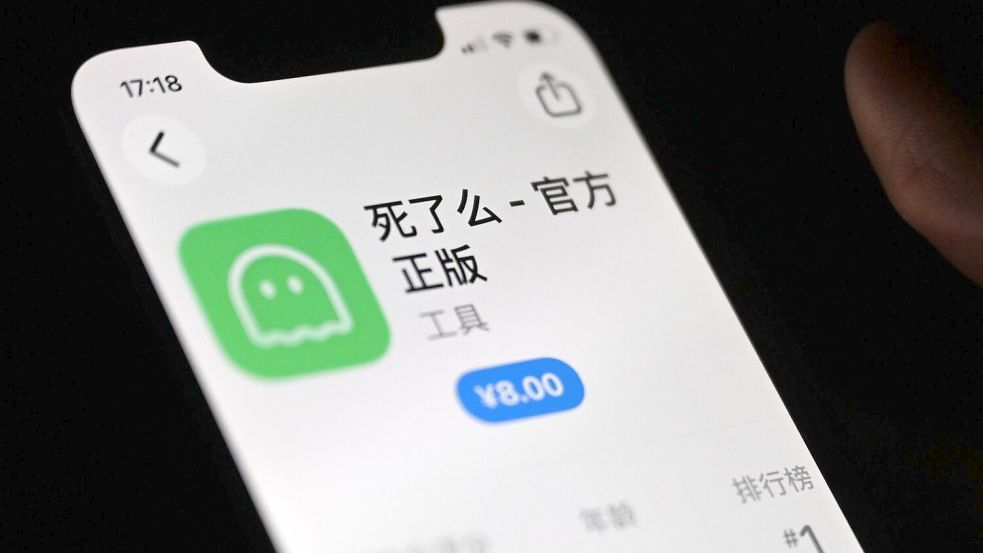 Im China meldet eine App täglich per Knopfdruck, ob Nutzer noch leben. Foto: Johannes Neudecker