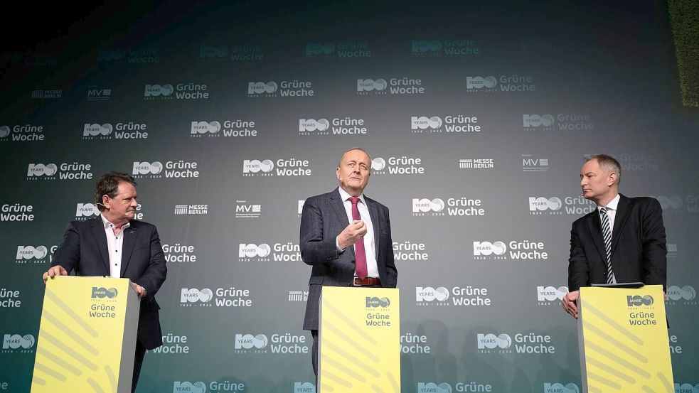 Die Landwirtschaft steht zu Beginn der Agrarmesse Grüne Woche unter Druck. Foto: Sebastian Gollnow