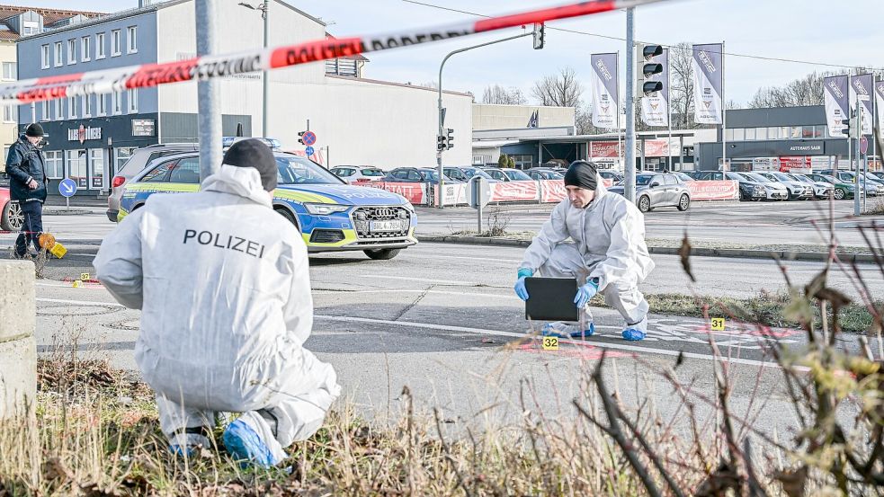 Der mutmaßliche Täter wurde auf der Flucht festgenommen. Foto: Jason Tschepljakow/dpa