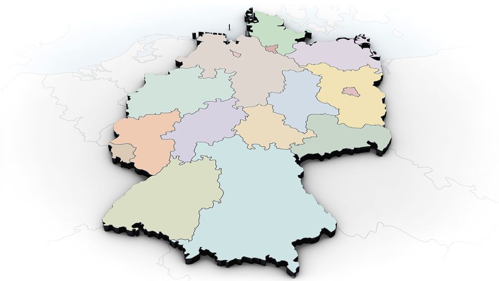 Haben die alten Bundesländergrenzen ausgedient? Schon seit Jahrzehnten wird über eine Neustrukturierung diskutiert. Foto: IMAGO/IlluPics