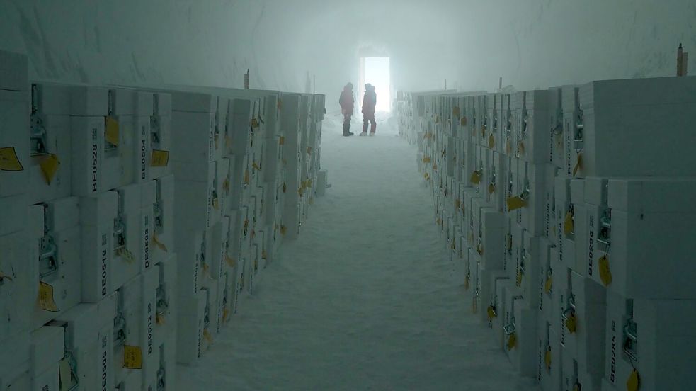 Ein Blick ins Innere der Eiskammer. Foto: Gaetano Massimo Macri/PNRA/IPEV/