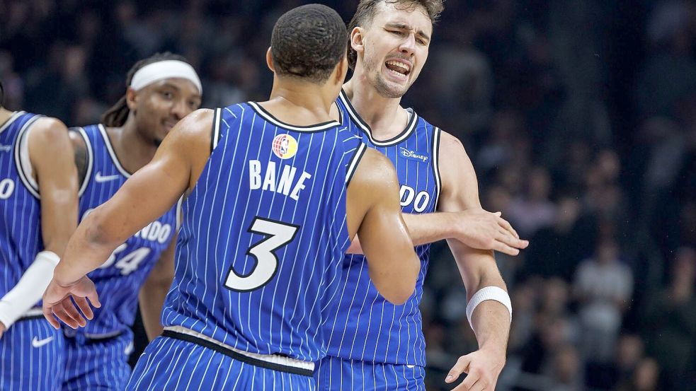 Franz Wagner (r) sorgte am Ende für die entscheidenden Punkte. Foto: Andreas Gora