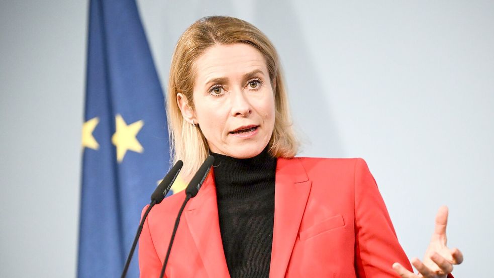 Eine Sprecherin von Kaja Kallas stellte klar, dass die EU-Staaten im Fall eines gewaltsamen Konflikts in der Pflicht stehen könnten. (Archivbild) Foto: Britta Pedersen/dpa