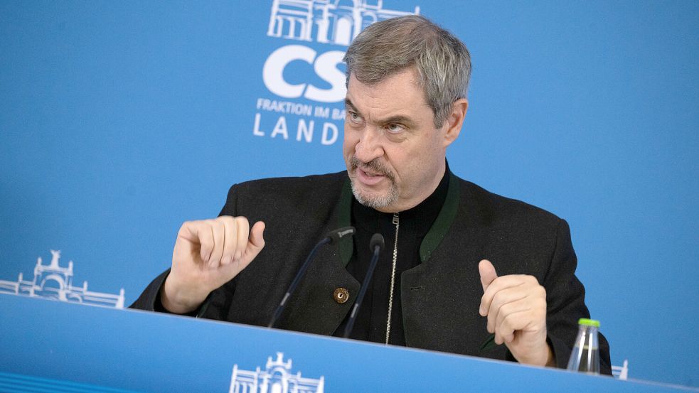 Markus Söders neueste Idee reicht weit über die Grenzen Bayerns hinaus. Foto: Pia Bayer/dpa