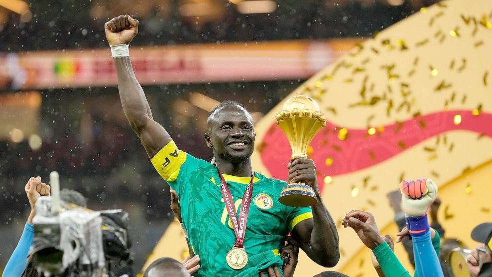 Senegals Kapitän Sadio Mané. Foto: Mosa’ab Elshamy/AP/dpa