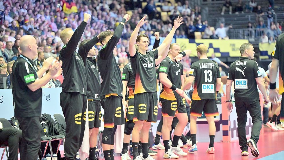 Deutschlands Handballer stehen in der EM-Hauptrunde. Foto: Sina Schuldt