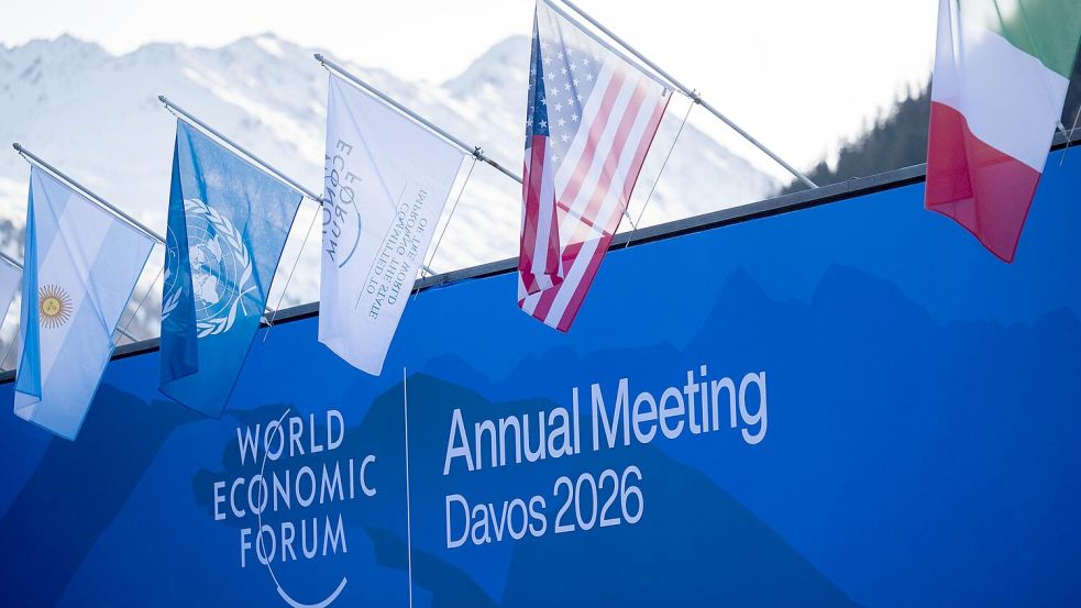 Krisentreffen in Davos: Die Europäer legen vor beim WEF. Foto: Gian Ehrenzeller/KEYSTONE/dpa