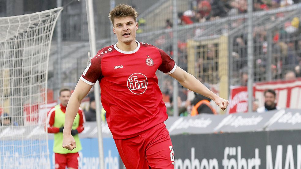 Marek Janssen war in München maßgeblich am RWE-Tor beteiligt. Foto: Imago