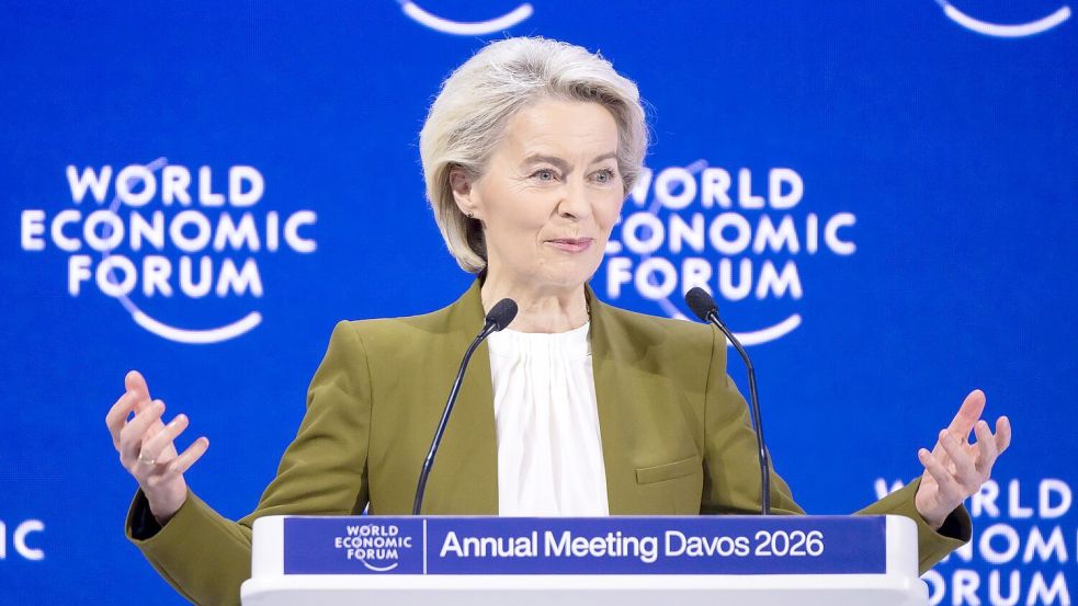 Von der Leyen warnt vor einer Abwärtsspirale. Foto: Laurent Gillieron