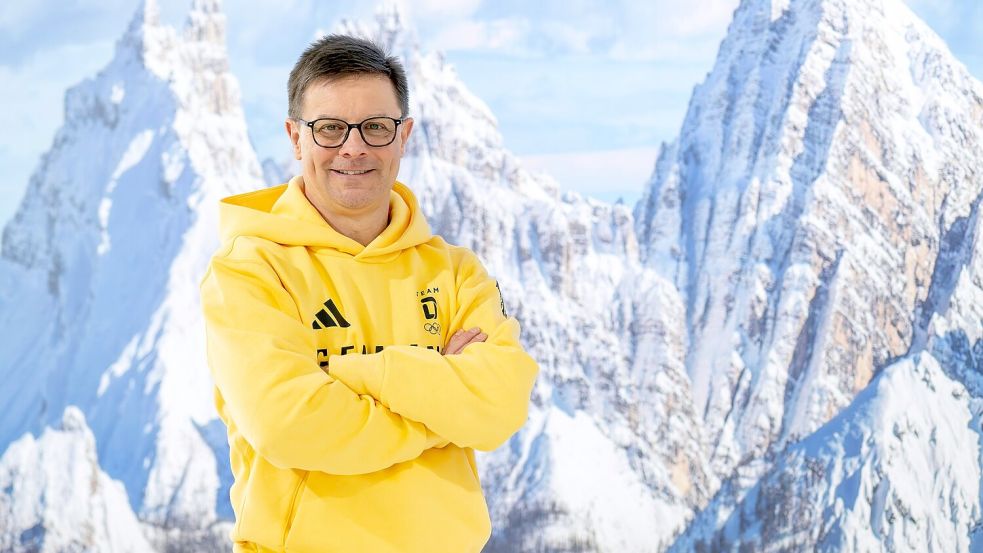 Olaf Tabor ist Chef de Mission des deutschen Olympia-Teams in Italien. Foto: Peter Kneffel/dpa