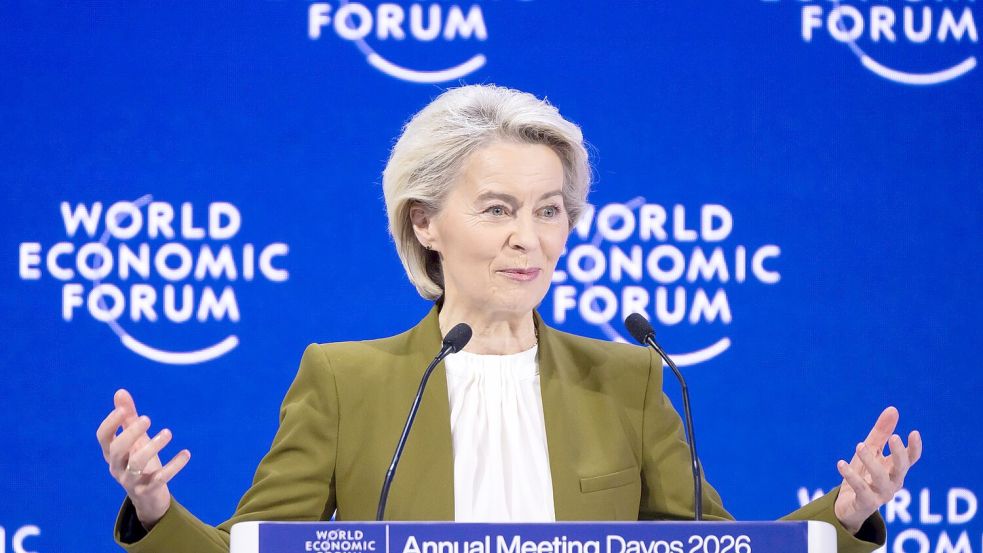 Von der Leyen warnte Trump davor, die transatlantischen Beziehungen wegen Grönland in eine Abwärtsspirale zu stürzen. Foto: Laurent Gillieron