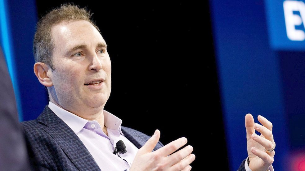 Amazon-Chef Jassy sieht Einzelhändler durch Trumps Zölle in der Zwickmühle. (Archivbild) Foto: Patrick Fallon