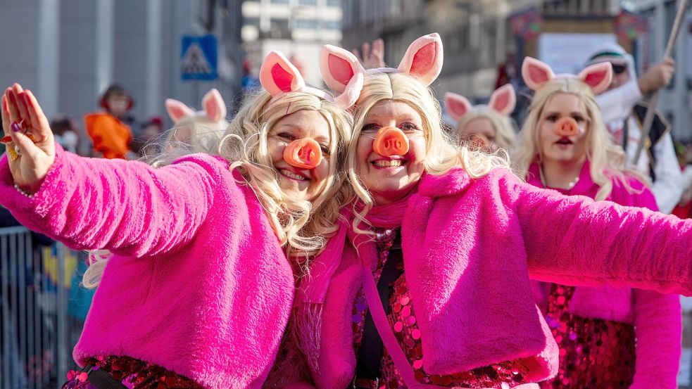 Tierisch gut dürfte der Umzug am Ossensamstag wieder beim Publikum ankommen (hier ein Motiv von 2025). Foto: André Havergo