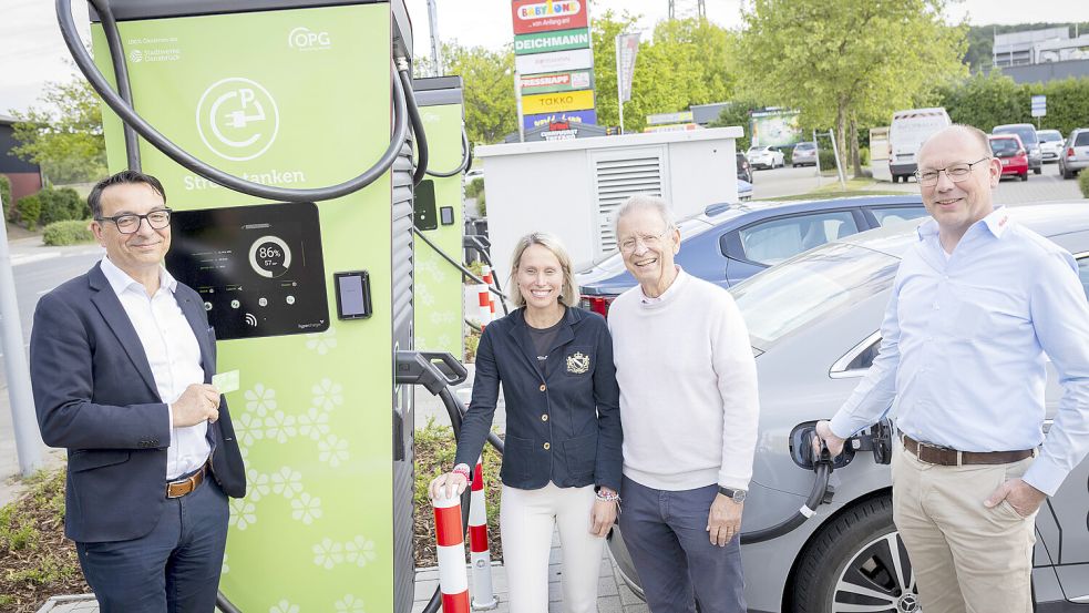 Zwei Schnelllader in Nahne. Foto: OPG / Swaantje Hehmann