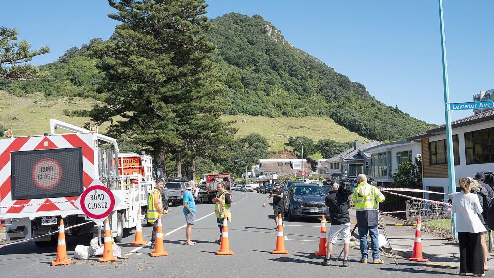 Mindestens sechs Menschen werden nach einem Erdrutsch vermisst. Foto: Owen Thompson