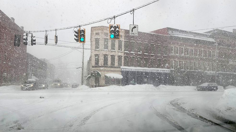 Es werden massive Schneefälle in den USA erwartet. Foto: Cara Anna/AP/dpa
