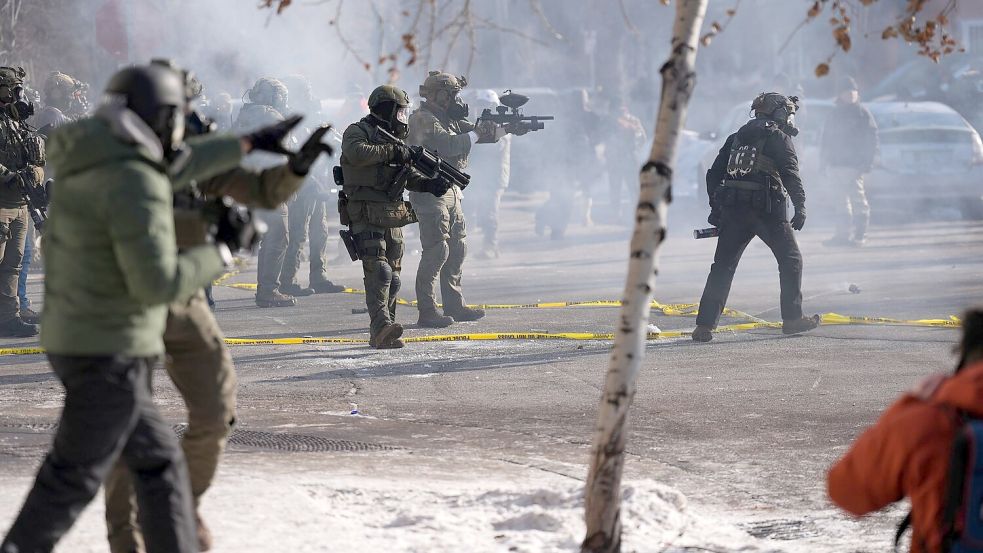 Bei einem Schussvorfall in Minnesota ist ein Mensch getötet worden. Foto: Abbie Parr/AP/dpa