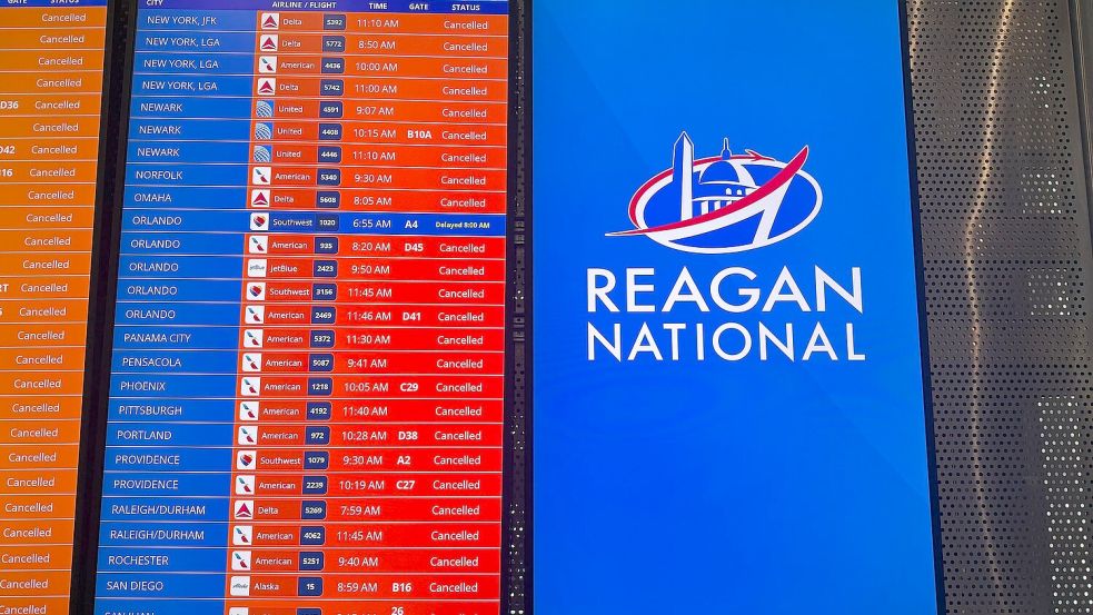 Medienberichten zufolge wurden mindestens 15.000 Flüge gestrichen. Foto: Anna Ringle