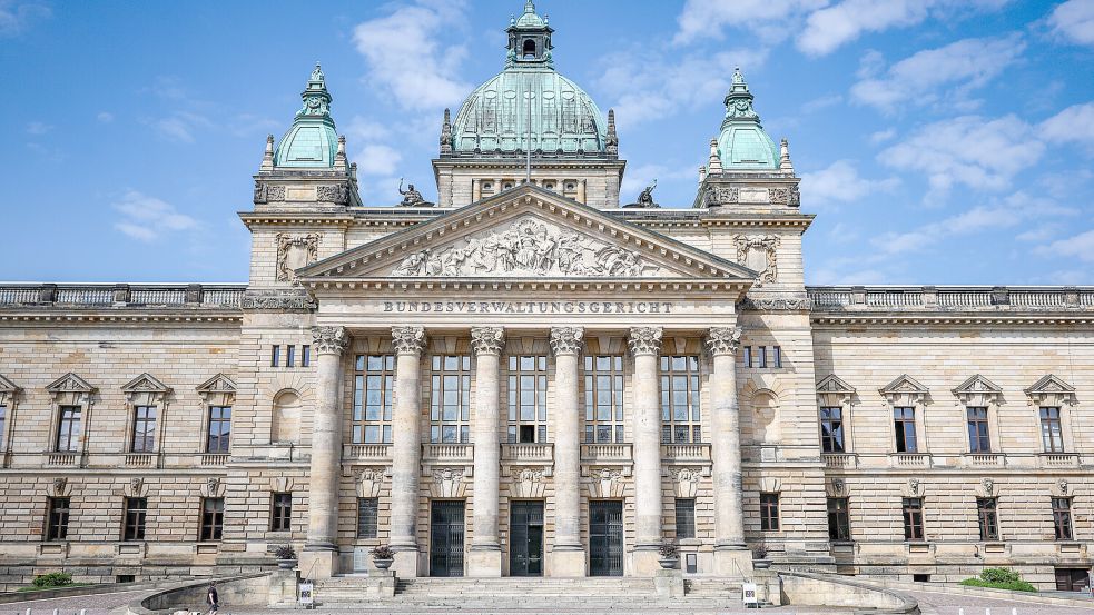 Das Bundesverwaltungsgericht Leipzig hat nach zwei Jahren das Verbot der deutschen Hammerskin-Chapter gekippt. DPA-Foto: Jan Woitas