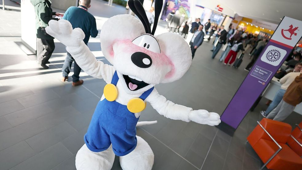 Nostalgie ist ein großes Thema: Die Diddl-Maus aus den 1990er-Jahren kehrt zurück. Foto: Daniel Karmann