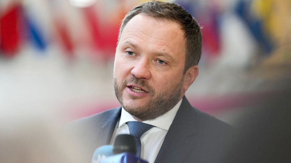 Wirbt in Brüssel für ein Vorgehen gegen russische Ukraine-Kämpfer: Estlands Außenminister Margus Tsahkna. (Archivbild) Foto: Virginia Mayo/AP/dpa