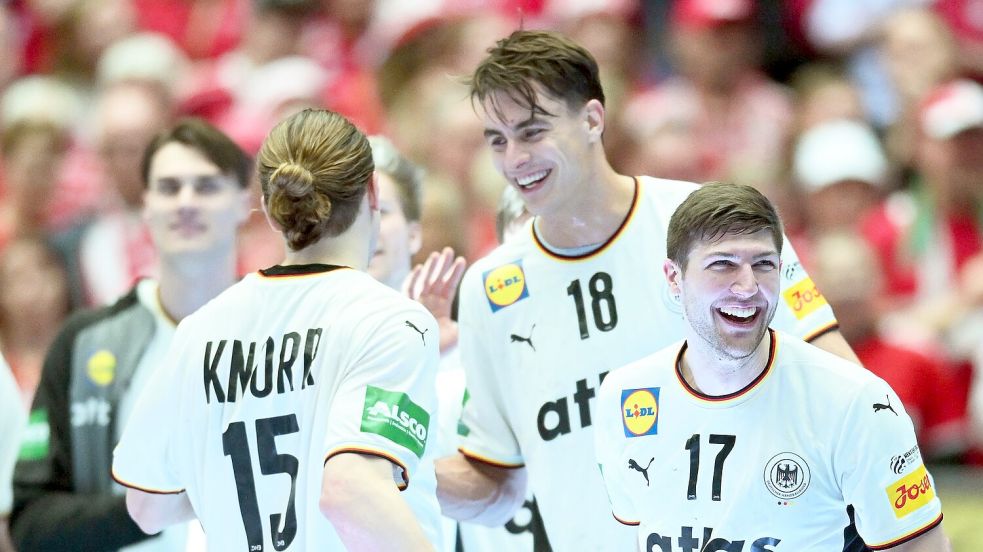 Deutschlands Handballer spielen um ihre erste EM-Medaille seit dem Titel 2016. Foto: Sina Schuldt