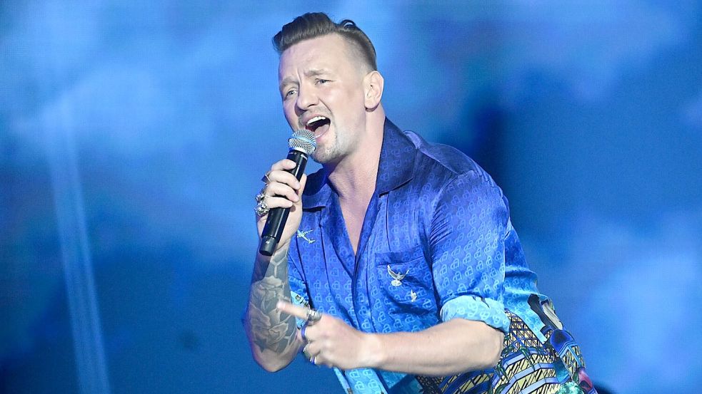 Während des Auftritts voll fokussiert: Ben Zucker. Foto: dpa/Britta Pedersen