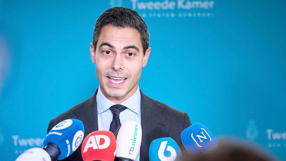 Hofft auf Kooperation im Parlament: Rob Jetten von der Partei D66. Foto: Phil Nijhuis/AP/dpa