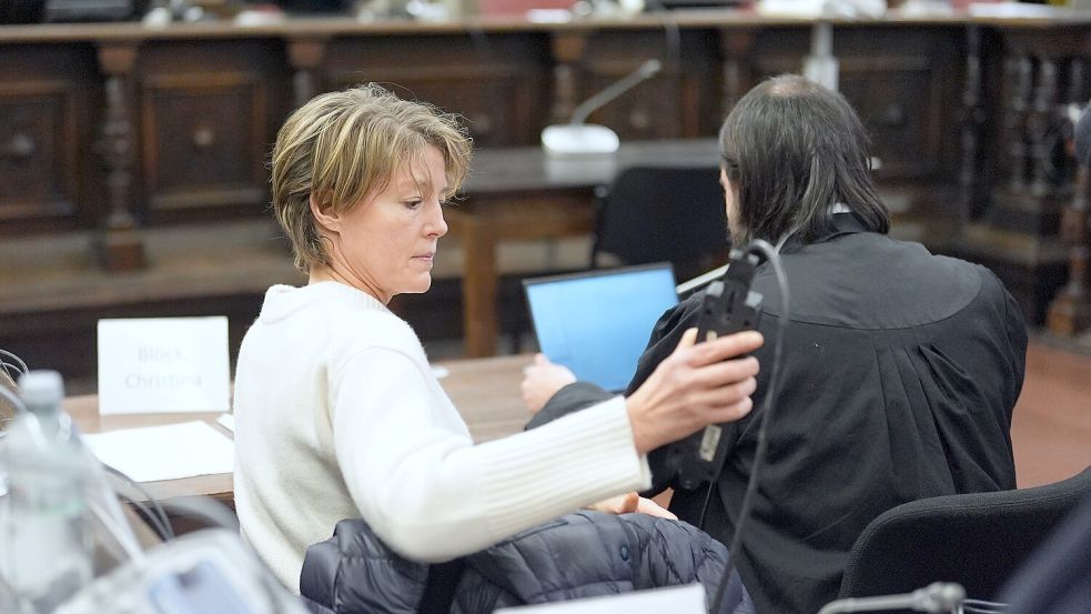 Der Prozess um die Hamburger Unternehmerin Christina Block wird an diesem Freitag fortgesetzt. Foto: Pool dpa/Marcus Brandt