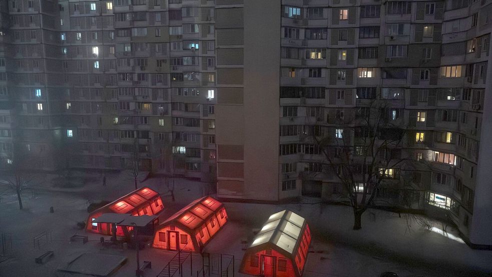 In Kiew werden zum Wochenende bis zu 26 Grad Frost erwartet. (Archivbild) Foto: Vladyslav Musiienko/AP/dpa