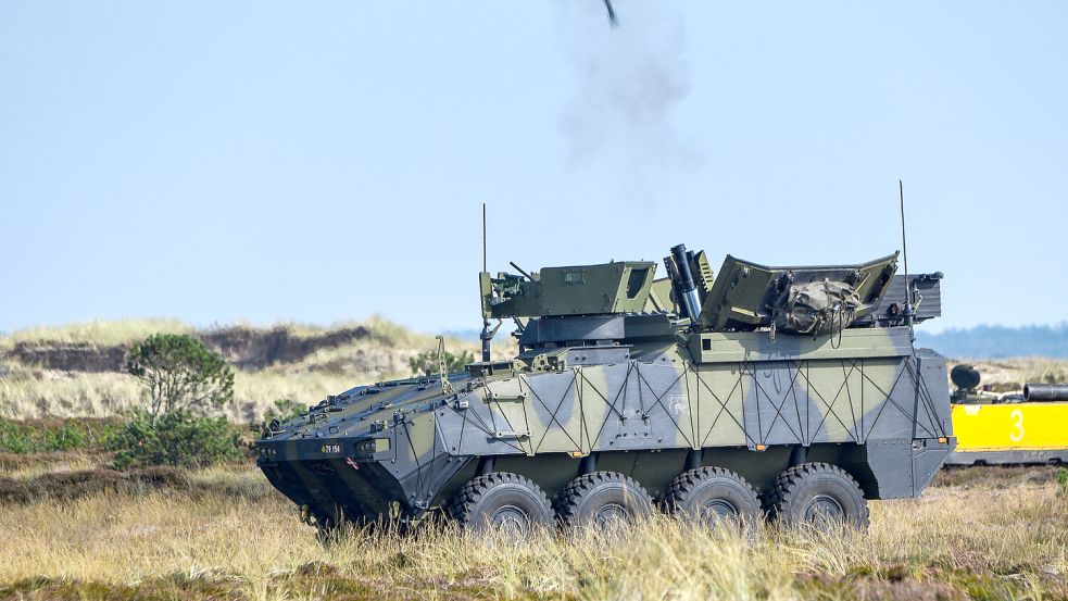 Mehr als 250 der Spähpanzer des Typs Piranha 5 hat die Bundeswehr geordert Foto: picture alliance / SULUPRESS.DE | Joerg Waterstraat