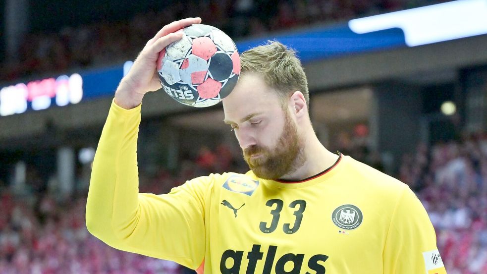 Torhüter Andreas Wolff verpasste seinen zweiten EM-Titel mit Deutschland. Foto: Sina Schuldt