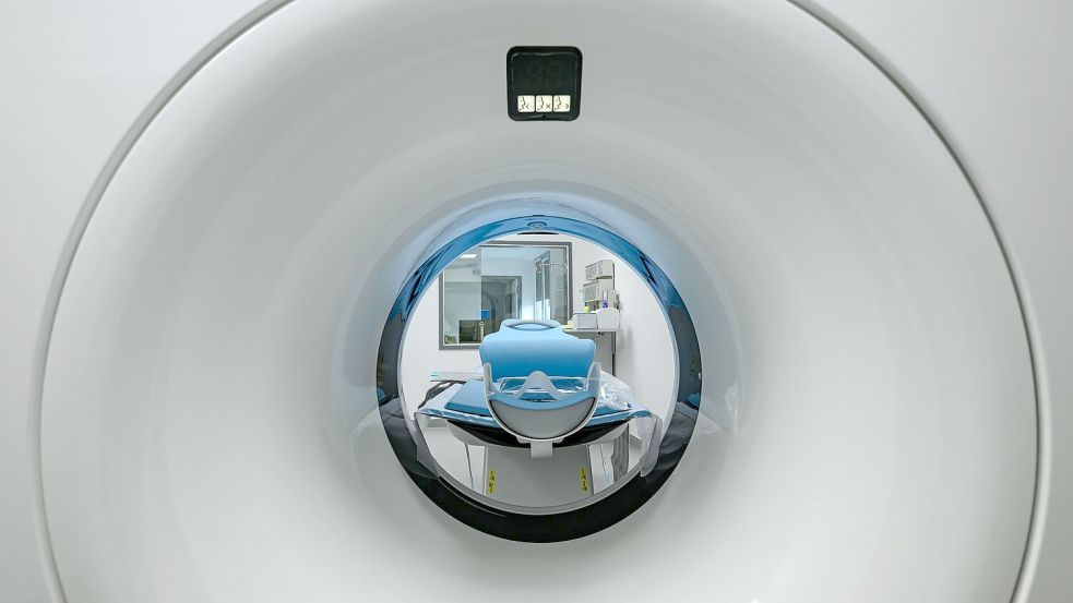 Das Bild zeigt einen Computertomographen. Foto: Patrick Pleul