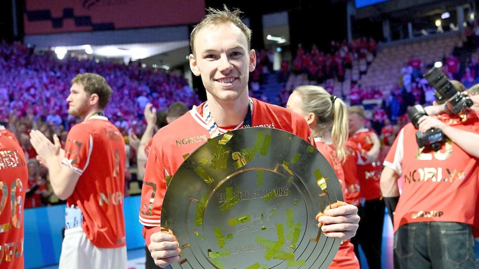 Für Mathias Gidsel ist Deutschland inzwischen der stärkste Gegner. Foto: Sina Schuldt