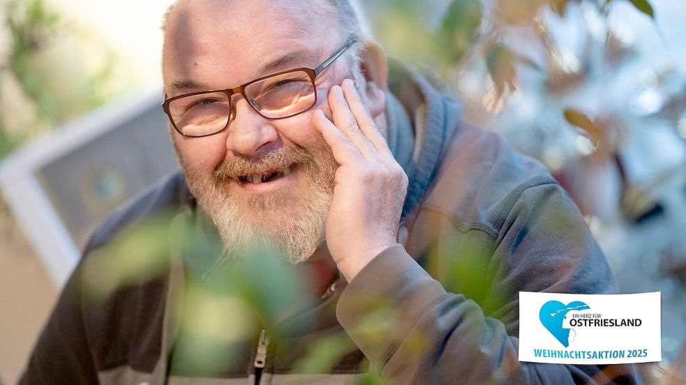 Frank ist ein positiv gestimmter Mensch. Und das trotz seiner Lebenssituation. Foto: Klaus Ortgies