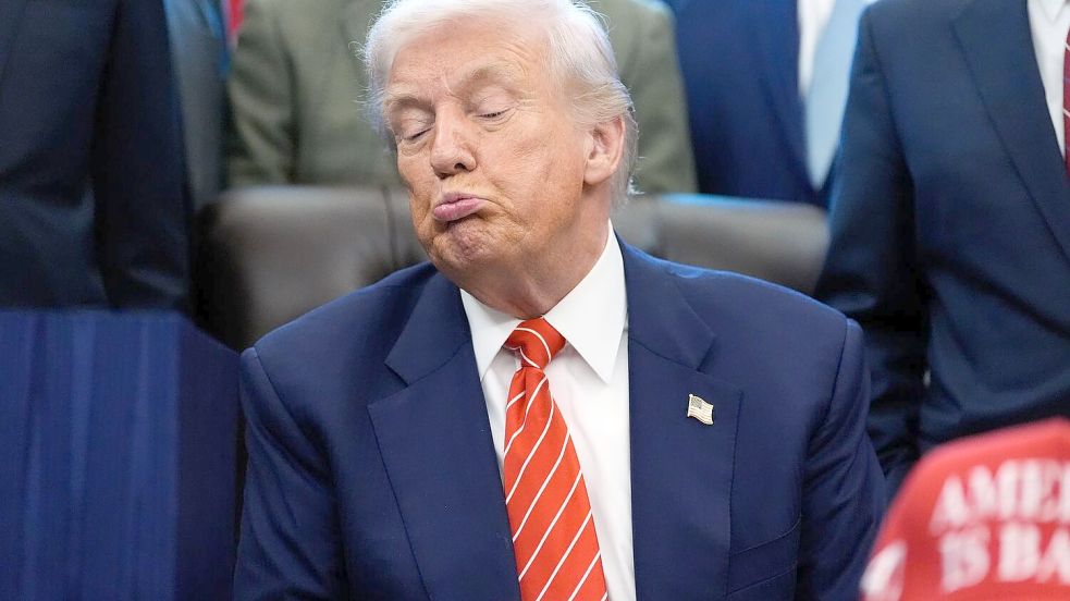 US-Präsident Donald Trump hat eine CNN-Reporterin öffentlich beleidigt. Foto: Alex Brandon/AP/dpa