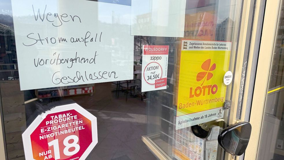 In der Innenstadt mussten Geschäfts zeitweise schließen. Foto: Stefanie Järkel