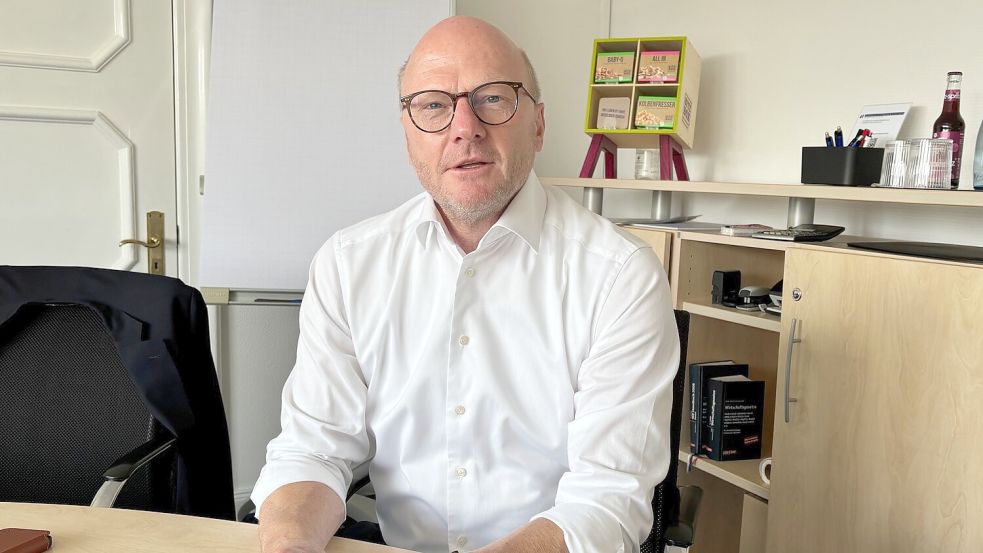 Kickers-Vorsitzender Hendrik Poppinga hofft, das Thema Ausgliederung bald abschließen zu können. Archivfoto: Herzog