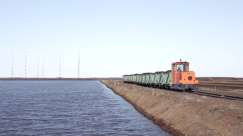 Ein Blick in die Esterweger Dose, in der Torf abgebaut worden ist und noch wird. Foto: Griendtsveen AG