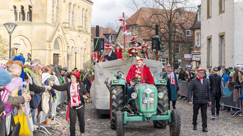 Der Karnevalsumzug am 14. Februar 2026 verläuft durch weite Teile der Osnabrücker Innenstadt. Foto: André Havergo