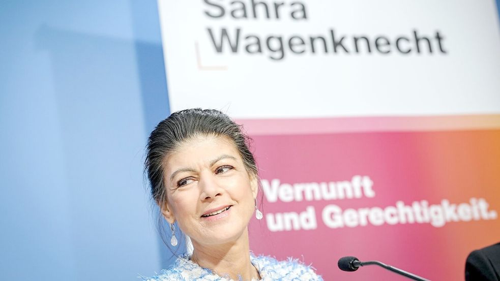 Sahra Wagenknecht hält es für sehr wahrscheinlich, dass ihre Partei eigentlich im Bundestag sitzen müsste. Foto: Kay Nietfeld/dpa