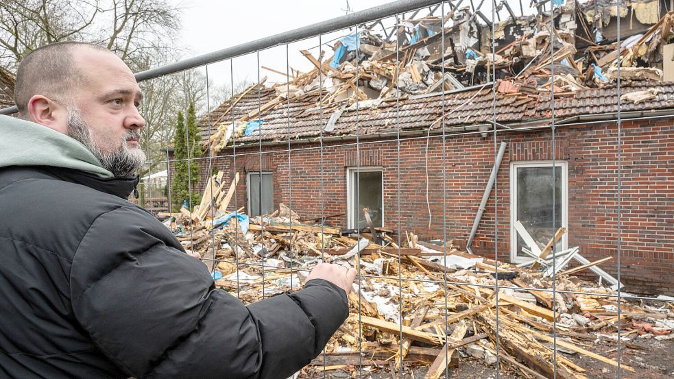 Tim Kaminski ist der Geschäftsführer des Biker-Hotels „Zur Schanze“ in Apen. Foto: Klaus Ortgies