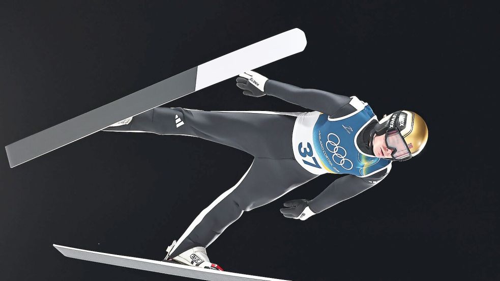 Um Marius Lindvik gab es im vergangenen Jahr großen Wirbel. Foto: Daniel Karmann