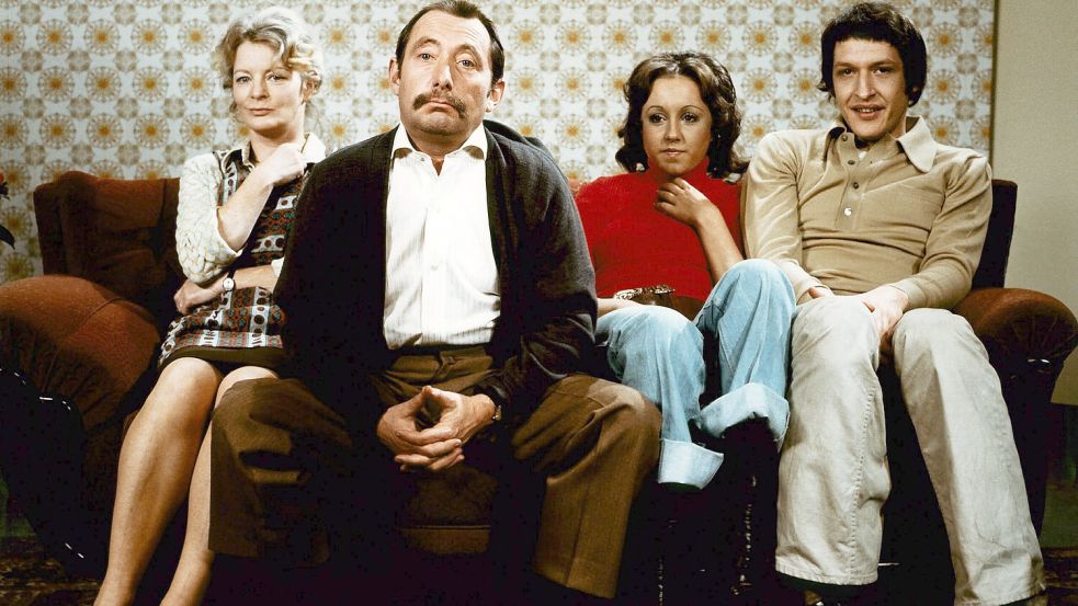 Zwischen Aufbruch und alten Rollenmustern: „Ein Herz und eine Seele“ nahm zwischen 1973 und 1976 die bundesrepublikanische Gesellschaft aufs Korn. Foto: imago/Allstar