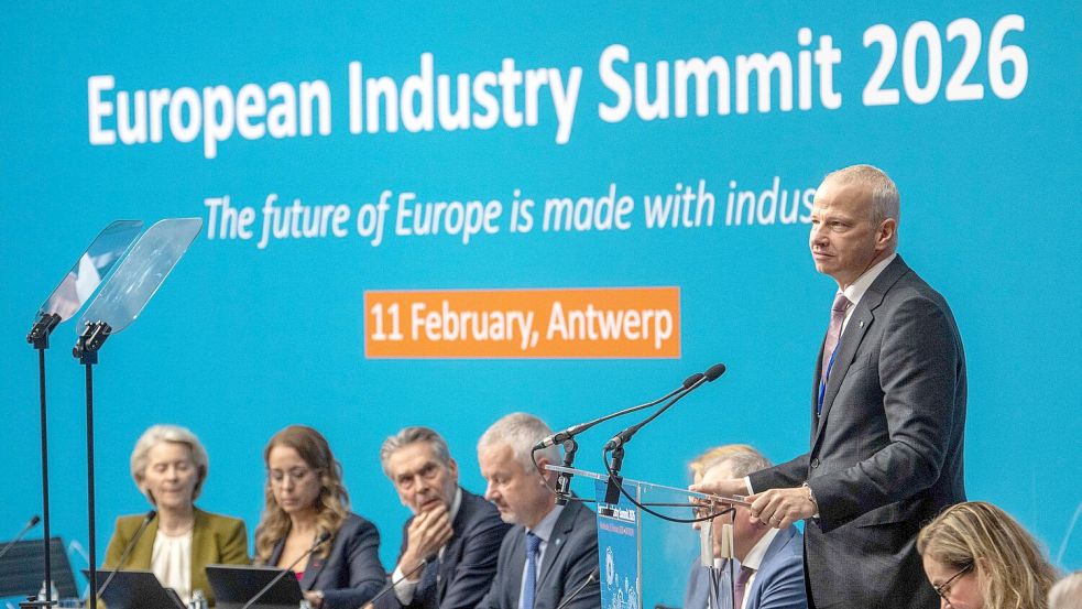 BASF-Chef Markus Kamieth zeigte sich unzufrieden mit der Foto: Jonas Roosens